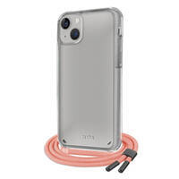 SBS Case with necklace for iPhone 14, salmon pink