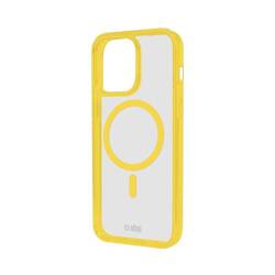 SBS Cover for iPhone 15 Pro with coloured edges compatible with MagSafe charging