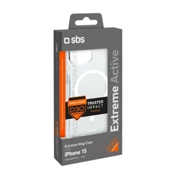 SBS D3O MagSafe case for iPhone 15 - transparent