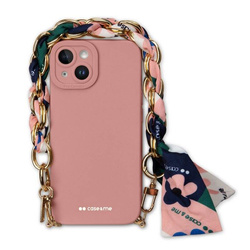 SBS Lady Case With wrist chain and foulard, for iPhone 14