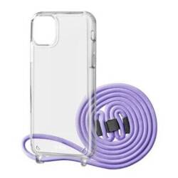 SBS Necklace Case Lilac with coloured strap, for iPhone 12/12 Pro