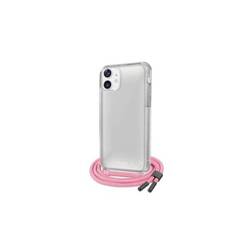 SBS Pink case with necklace for iPhone 12/ 12 Pro