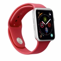 SBS Silicone Strap Apple Watch medium/large 38 / 40mm red