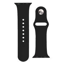 SILICONE STRAP APS SILICONE BAND FOR WATCH ULTRA / 9 / 8 / 7 / 6 / 5 / 4 / 3 / 2 / SE (45 / 44 / 42MM) STRAP WATCH BRACELET BLACK