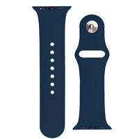 SILICONE STRAP APS SILICONE BAND FOR WATCH ULTRA / 9 / 8 / 7 / 6 / 5 / 4 / 3 / 2 / SE (45 / 44 / 42MM) STRAP WATCH BRACELET DARK BLUE