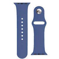 SILICONE STRAP APS SILICONE WATCH BAND ULTRA / 8/7/6/5/4/3/2 / SE (45/44 / 42MM) STRAP WATCHBAND BLUE