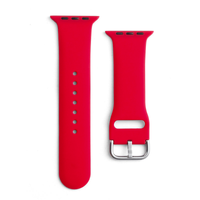 SILICONE STRAP APS SILICONE WATCH BAND ULTRA / 8/7/6/5/4/3/2 / SE (49/45/44 / 42MM) STRAP WATCHBAND RED