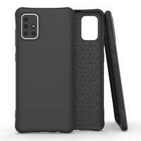 SOFT COLOR CASE FLEXIBLE GEL CASE FOR SAMSUNG GALAXY M31S BLACK