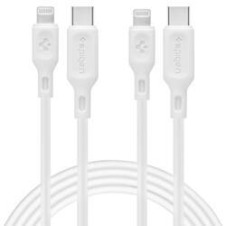 SPIGEN DURASYNC MFI LIGHTING CABLE 2-PACK 100CM WHITE