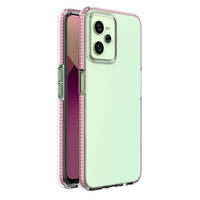 SPRING CASE CASE FOR REALME C35 SILICONE COVER WITH FRAME LIGHT PINK