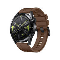 STRAP ONE SILICONE BAND STRAP BRACELET BRACELET FOR HUAWEI WATCH GT 3 42 MM BROWN