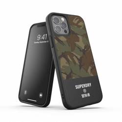 SUPERDRY MULDED CASE CANVAS IPHONE 12/ 12 PRO GREEN CAMO