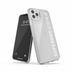 SUPERDRY SNAP CASE CLEAR IPHONE 11 PRO MAX TRANSPARENT / WHITE