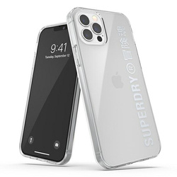 SUPERDRY SNAP CASE CLEAR IPHONE12/12 PRO TRANSPARENT / SILVER