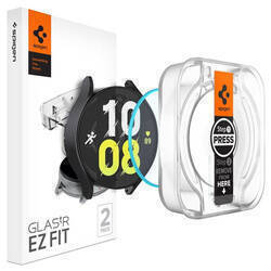 SZKŁO HARTOWANE SPIGEN GLAS.TR ”EZ-FIT” 2-PACK GALAXY WATCH 6 (44 MM) CLEAR