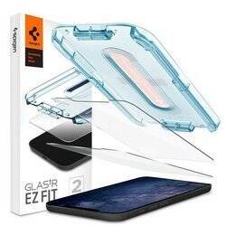 SZKŁO HARTOWANE SPIGEN GLAS.TR ”EZ FIT” 2-PACK IPHONE 12 / 12 PRO