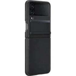 Samsung Flap Leather Cover for Galaxy Z Flip4, Black Damaged packaging