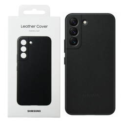 Samsung Galaxy S22 Leather Cover EF-VS901LBEGWW - black