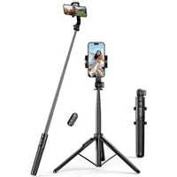 Selfie stick / telescopic pole with stand and Bluetooth remote control 1.5m Ugreen LP586 - black