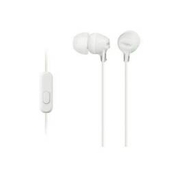 Sony MH-750 in-ear headphones with microphone, angular, White