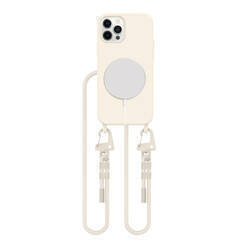 TECH-PROTECT MAGNECKLACE MAGSAFE IPHONE 12 / 12 PRO COSMIC LATTE