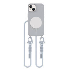 TECH-PROTECT MAGNECKLACE MAGSAFE IPHONE 15 CRAYON GREY