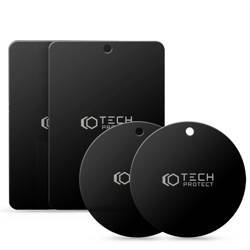 TECH-PROTECT METALPLATE MAGNETIC CAR MOUNT 4-PACK BLACK