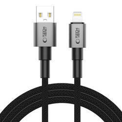 TECH-PROTECT ULTRABOOST DNA LIGHTNING CABLE 15W/2.4A 200CM IRON GREY