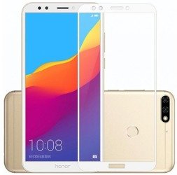 TEMPERED GLASS 5D HUAWEI Y7 2018 / Y7 PRIME 2018 / HONOR 7C WHITE