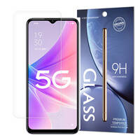 TEMPERED GLASS OPPO A77 4G / A57 4G / A57S / A57E 9H HARDNESS (PACKAGING - CASE)