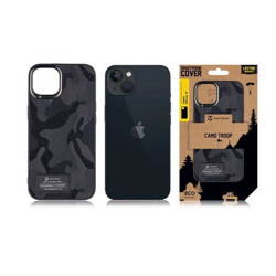 Tactical Camo Troop Cover for Apple iPhone 13 Black