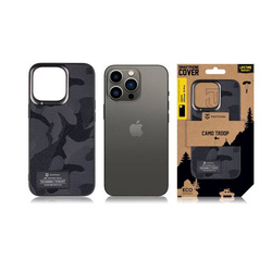 Tactical Camo Troop Cover for Apple iPhone 13 Pro Black