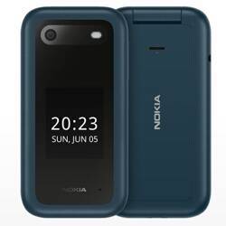 Telefon Nokia 2660 DS niebieska + Ładowarka biurkowa