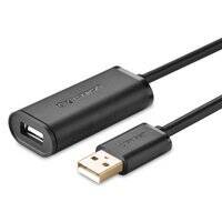 UGREEN ACTIVE CABLE USB 2.0 EXTENSION CABLE 480 MBPS 5 M BLACK (US121 10319)