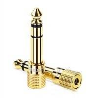 UGREEN ADAPTER 3.5 MM MINI JACK TO 6.3 MM JACK ADAPTER GOLD (20503)