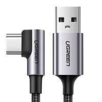 UGREEN ANGLE CABLE USB - USB TYPE C 1M 3A GRAY (50941)