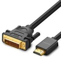 UGREEN CABLE CABLE ADAPTER DVI ADAPTER 24 + 1 PIN (MALE) - HDMI (MALE) FHD 60 HZ 1.5 M BLACK (HD106 11150)
