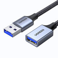 UGREEN CABLE EXTENSION ADAPTER USB (MALE) - USB (FEMALE) 3.0 5GB / S 1M GRAY (US115)