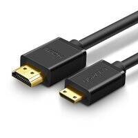 UGREEN CABLE HDMI - MINI HDMI CABLE 19 PIN 2.0V 4K 60HZ 30AWG 1.5M BLACK (11167)