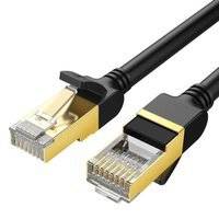 UGREEN CABLE INTERNET NETWORK CABLE ETHERNET PATCHCORD RJ45 CAT 7 STP LAN 10GBPS 2M BLACK (11269)