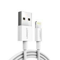 UGREEN CABLE USB CABLE - LIGHTNING MFI 1M 2,4A WHITE (20728)