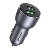 UGREEN FAST CAR CHARGER 2X USB 36W QUICK CHARGE SCP FCP AFC GRAY (CD213 10144)