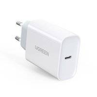 UGREEN FAST USB CHARGER TYPE C POWER DELIVERY 30 W QUICK CHARGE 4.0 WHITE (70161)