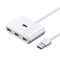 UGREEN MULTIFUNCTIONAL USB HUB TYPE C - 4 X USB 3.0 1M WHITE (CR113)
