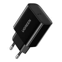 UGREEN USB WALL CHARGER TYPE C 20W POWER DELIVERY BLACK (10191)