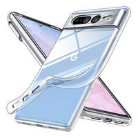 ULTRA CLEAR 0.5MM CASE GOOGLE PIXEL 7 PRO GEL COVER FOR REAR TRANSPARENT BACK