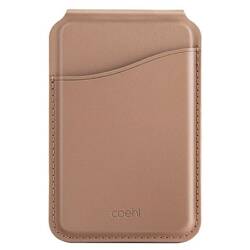 UNIQ COEHL ESME MAGNETIC WALLET WITH A MIRROR AND A SUPPORT BEIGE/DUSTY NUDE