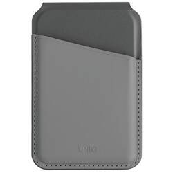 UNIQ Lyden DS magnetyczny portfel RFID i stojak na telefon szaro-czarny/charcoal grey-black