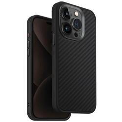 UNIQ etui Keva iPhone 15 Pro 6.1" Magclick Charging czarny/carbon black