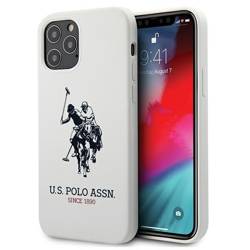 US POLO USHCP12LSLHRWH IPHONE 12 PRO MAX 6,7" BIAŁY /WHITE SILICONE COLLECTION